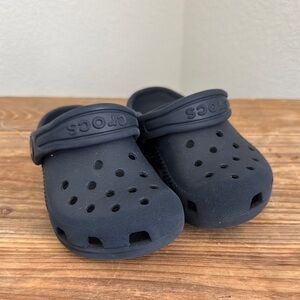 Toddler CROCS Size C6 Navy Blue